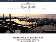 Tablet Screenshot of blockislandboatbasin.com